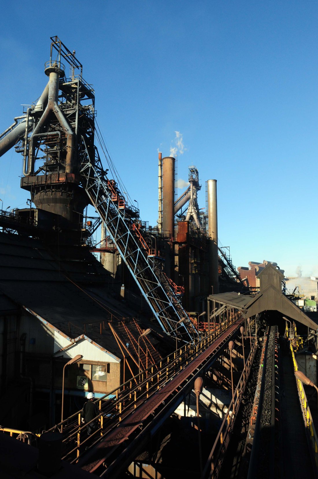 10.07.09 Talcahuano. Compaa Siderrgica Huachipato, proceso de fabricacion de acero. FOTO: CAMILA LASSALLE